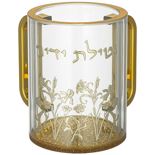 נטלה אקריליק מהודרת שקופה עם אותיות בולטות 13 ס"מ