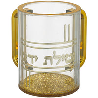 נטלה אקריליק מהודרת שקופה עם אותיות בולטות 13 ס