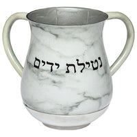 נטלה מהודרת קלה מאלומיניום בגוון שיש עם הדפסה 13ס