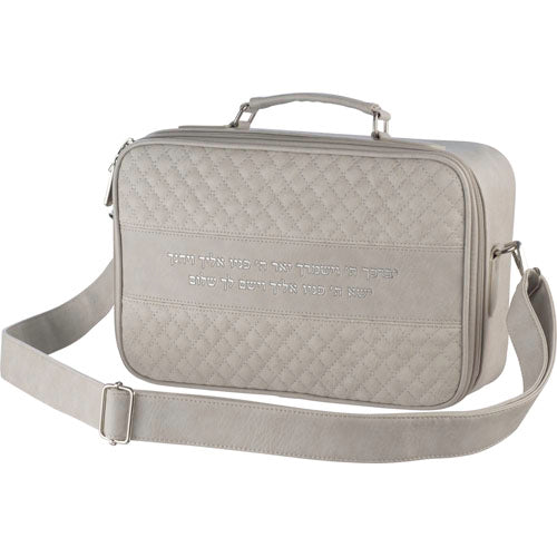 תיק טלית גוון בטון פיו מפואר אותיות בולטות "ויברכך"