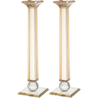 זוג פמוטי קריסטל מהודרים 34 ס